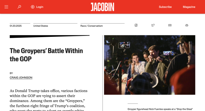 screenshot of Jacobin