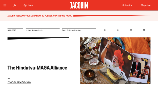 Screenshot of Jacobin