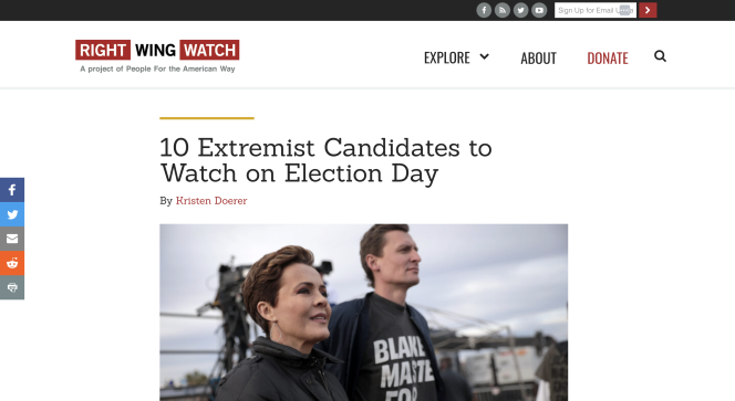 10 Extremist Candidates to Watch on Election Day  Political Research 