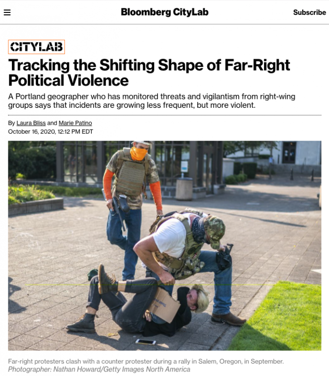 Screenshot of article on CityLab's website