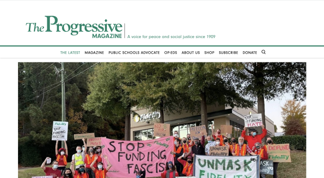 screenshot of The Progressive