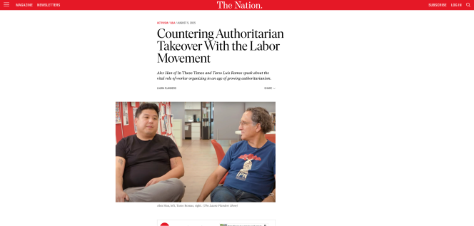 screenshot of The Nation