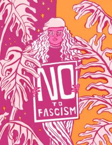 Ashley Lukashevsy, “Anti Fascism,” 2017. See more at: www.ashleylukashevsky.com.