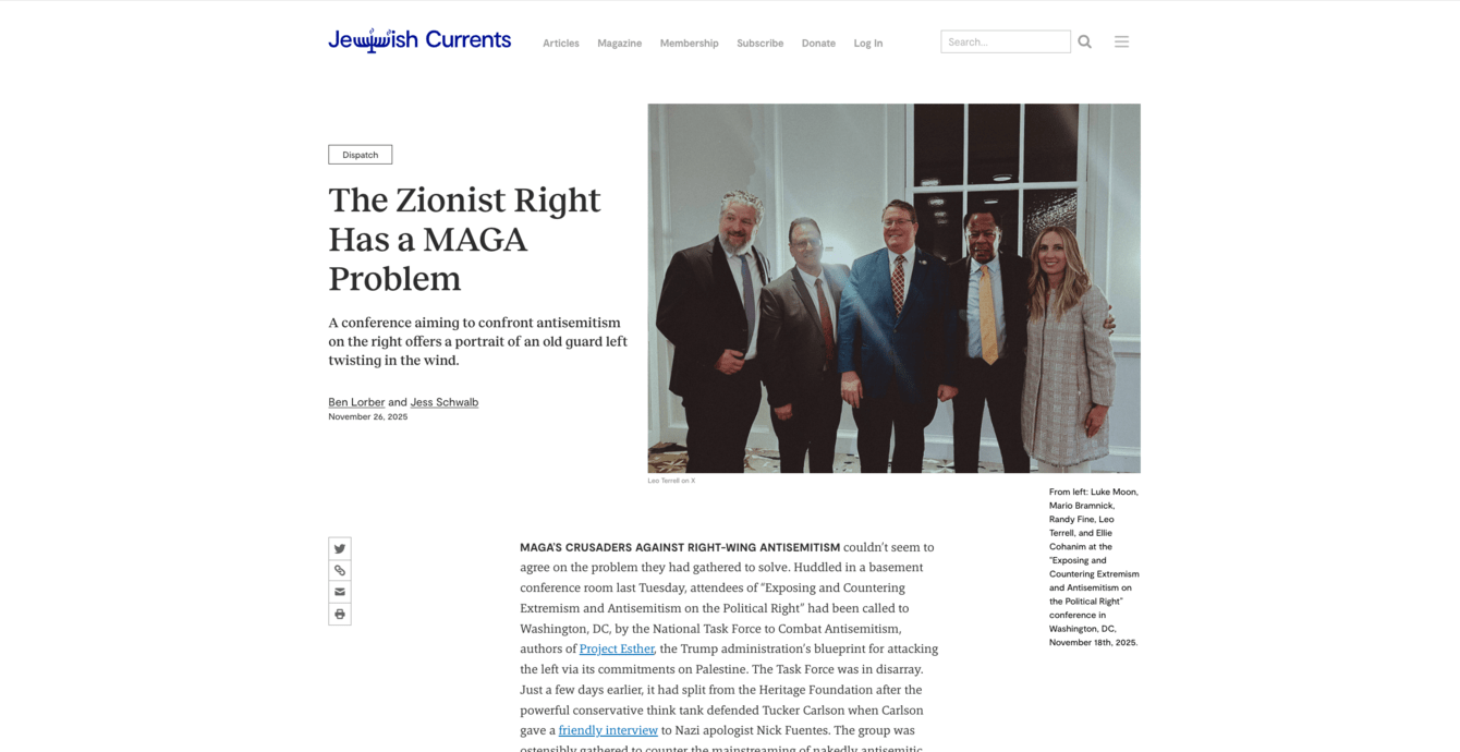 screenshot of Jewish Currents