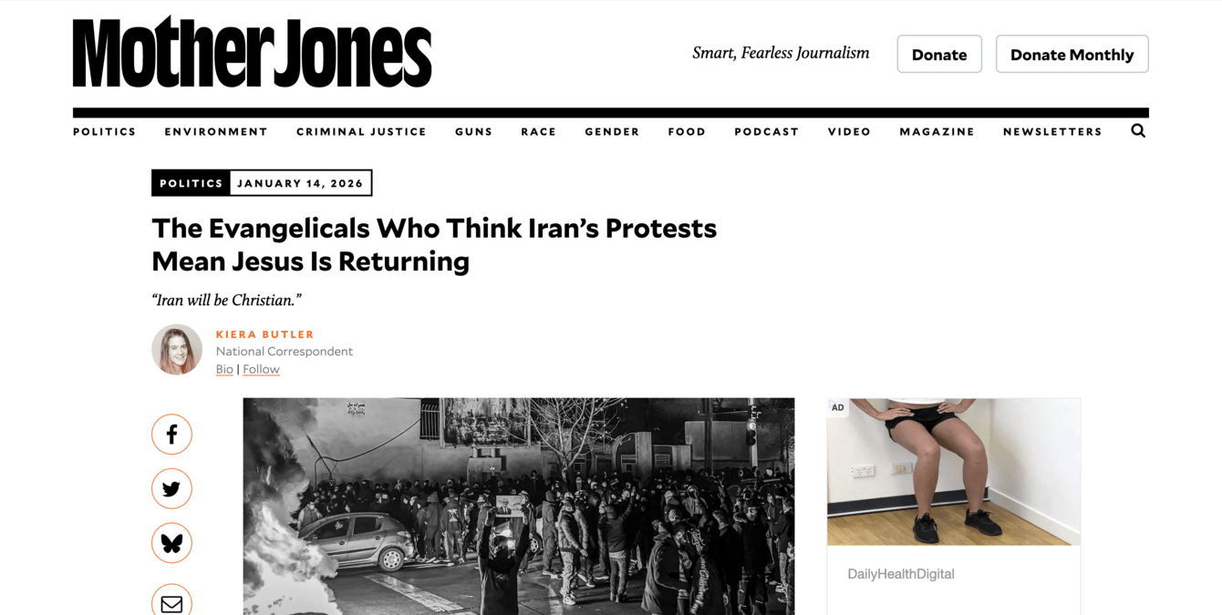 screenshot of Mother Jones