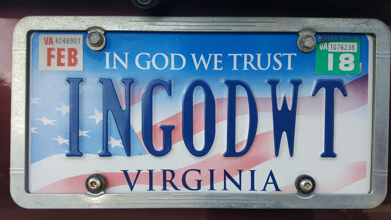 License plate 