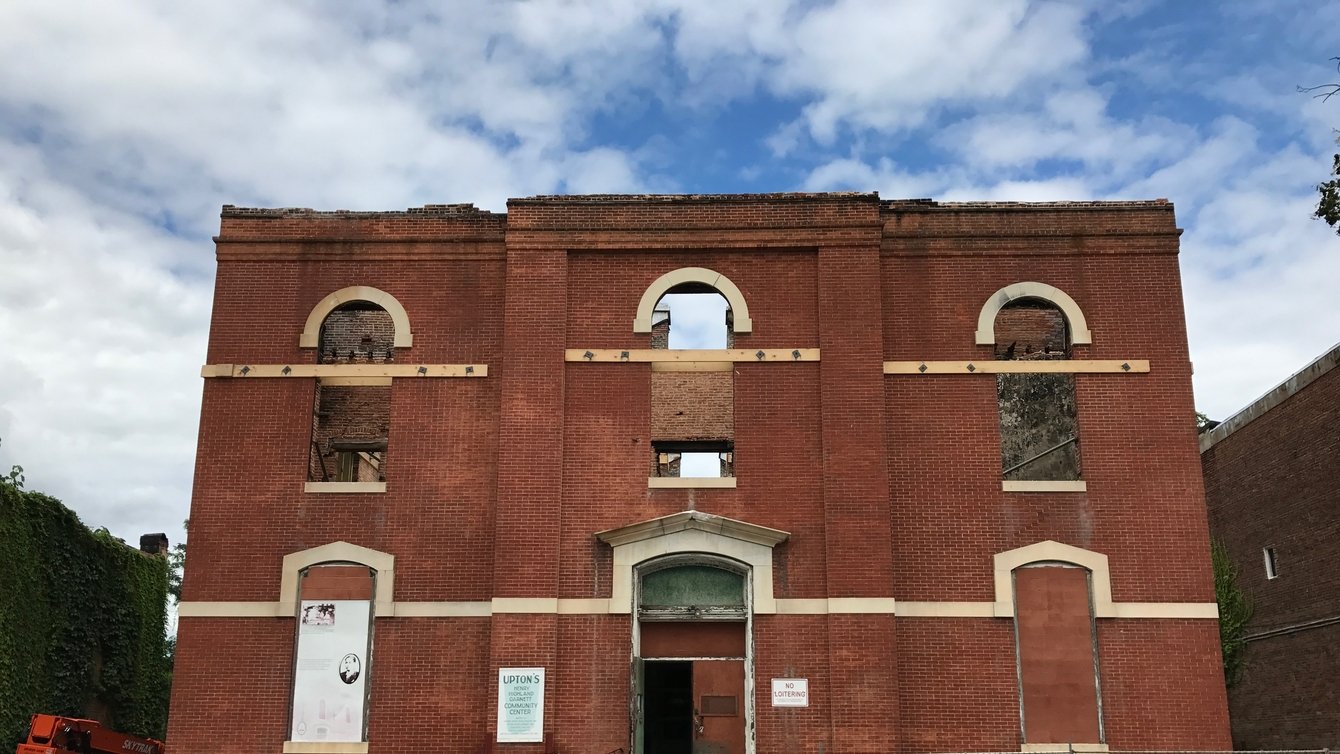Public School 103, Division Street, Baltimore, MD (Photo by Eli Pousson, July 2017)