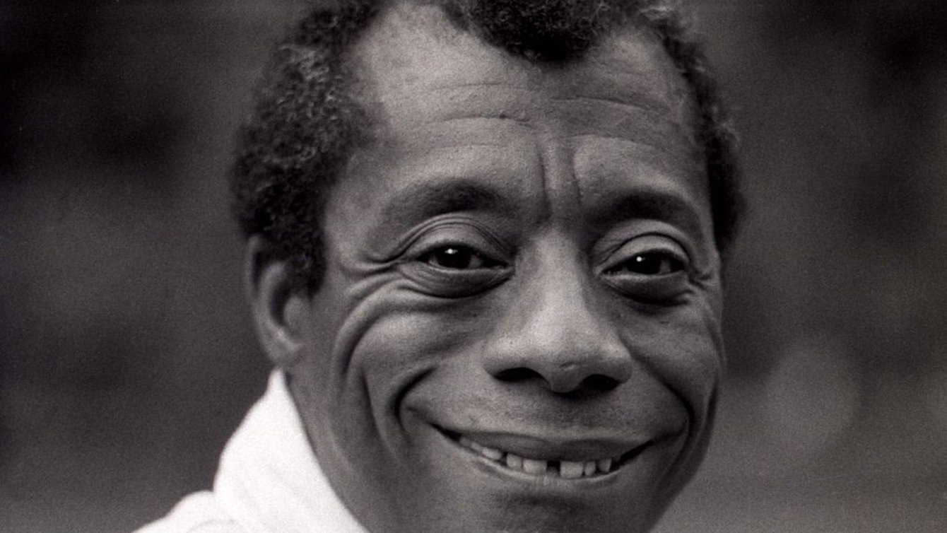 A portrait of James Baldwin