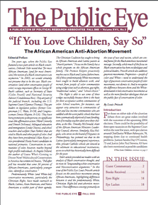 The Public Eye, Fall 2003 cover