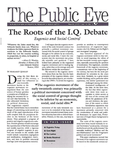The Public Eye, March 1995 cover