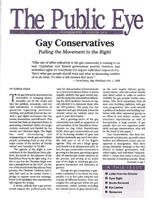The Public Eye, Spring 1996 cover