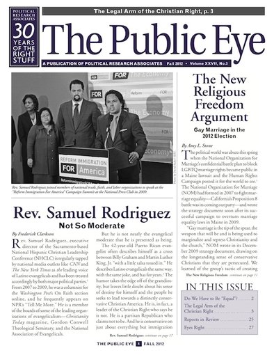The Public Eye, Fall 2012 cover