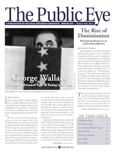 The Public Eye, Winter 2005 cover