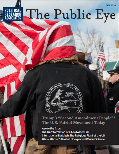 The Public Eye, Fall 2016 cover