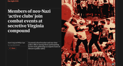 screenshot of The Guardian