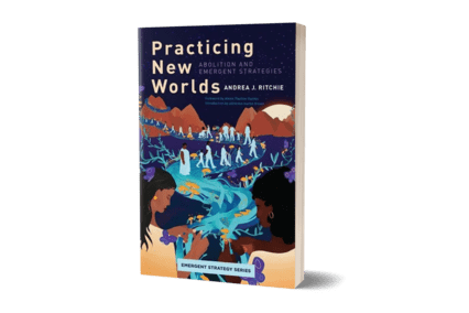 illustrated cover of Practicing New Worlds