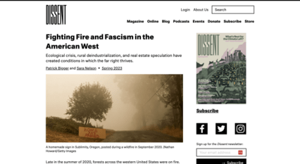 screenshot of Dissent