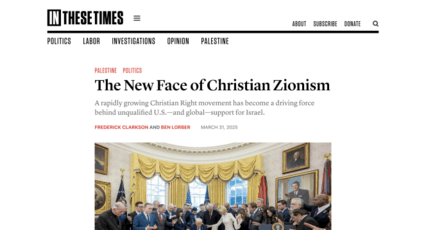 screenshot of In These Times