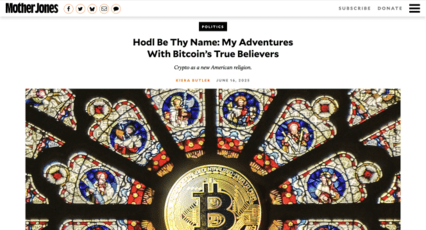 screenshot of MotherJones