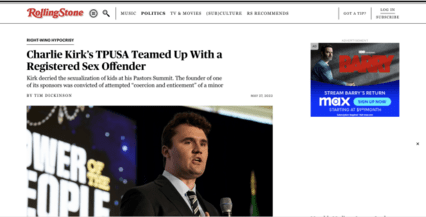 screenshot if Rolling Stone