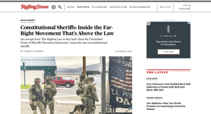 screenshot of Rolling Stone