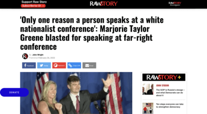 screenshot of raw story