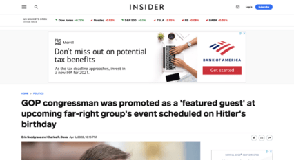 screenshot of Insider