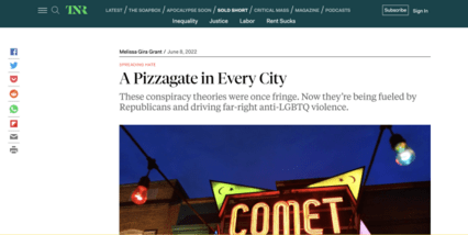 A screenshot of The New Republic