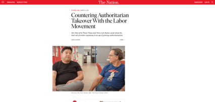 screenshot of The Nation