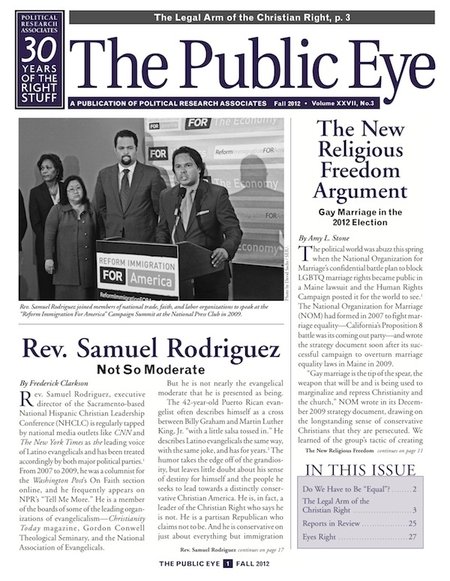 The Public Eye, Fall 2012 cover