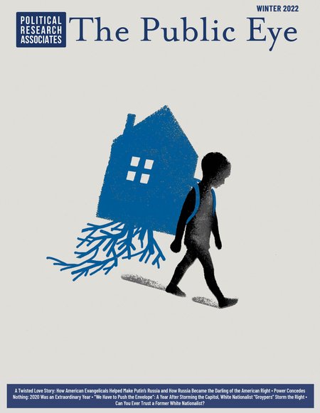 a boy drawn in charcoal with a house on his back as a backpack.