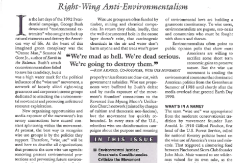 The Public Eye, June 1993 cover