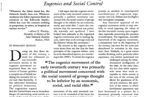 The Public Eye, March 1995 cover