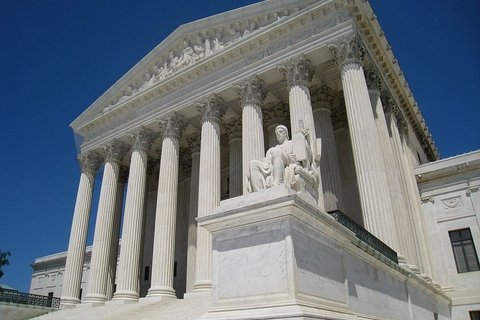 Supreme Court building, Washington, DC, USA.