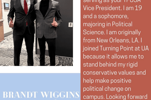 a screenshot of TPUSA Alabama's instagram page