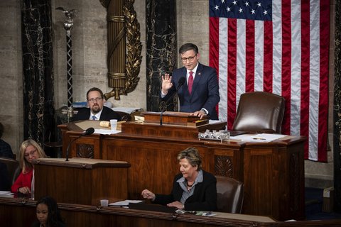Rep. Mike Johnson as speaker of the house
