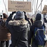 New York, USA. 5th January, 2020. About 15,000 protesters took to the streets in the No Hate No Fear March in response to increased antisemitic attacks