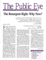 The Public Eye, Fall/Winter 1995 cover