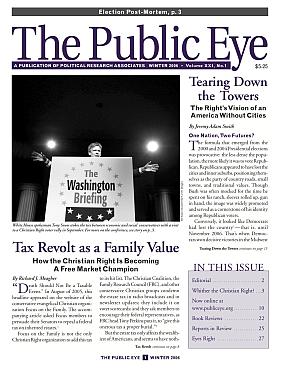 The Public Eye, Winter 2006 cover