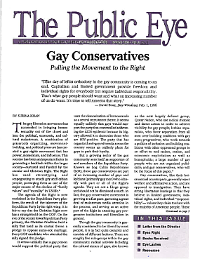 The Public Eye, Spring 1996 cover