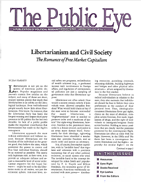 The Public Eye, Spring 1998 cover