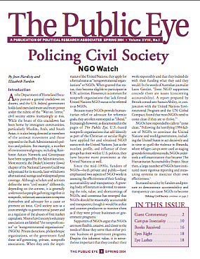 The Public Eye, Spring 2004 cover