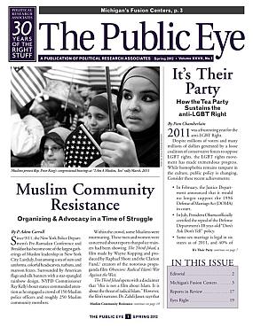 The Public Eye, Spring 2012 cover