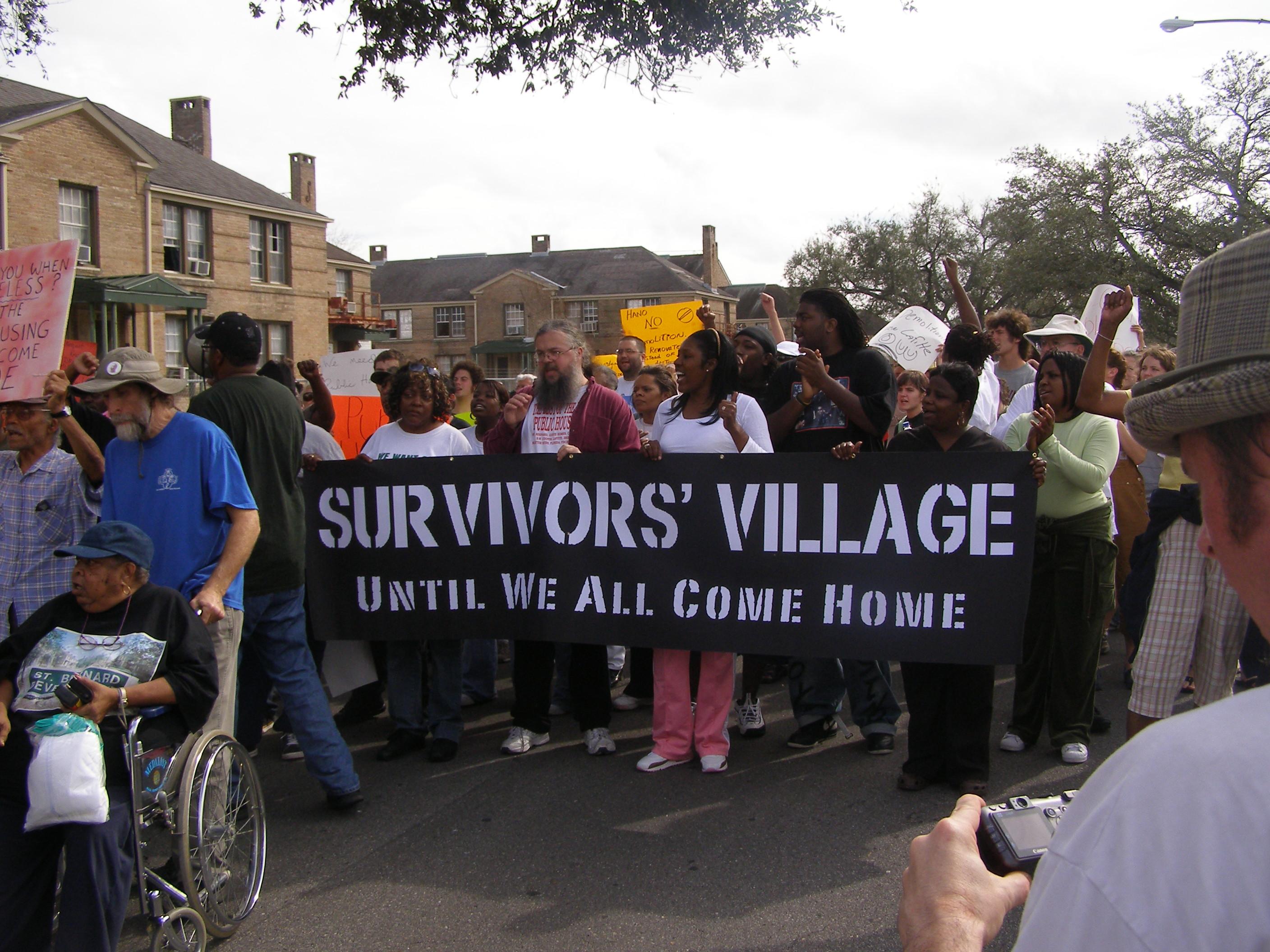 Survivors' Village at St. Bernard Projects, New Orleans.