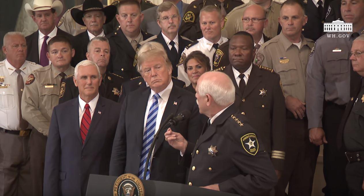 Trump meets with sheriffs