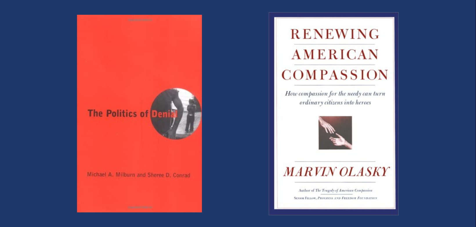 Book covers of the two books reviewed in this article
